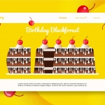 Birthday Cake - Banner & Landing Page