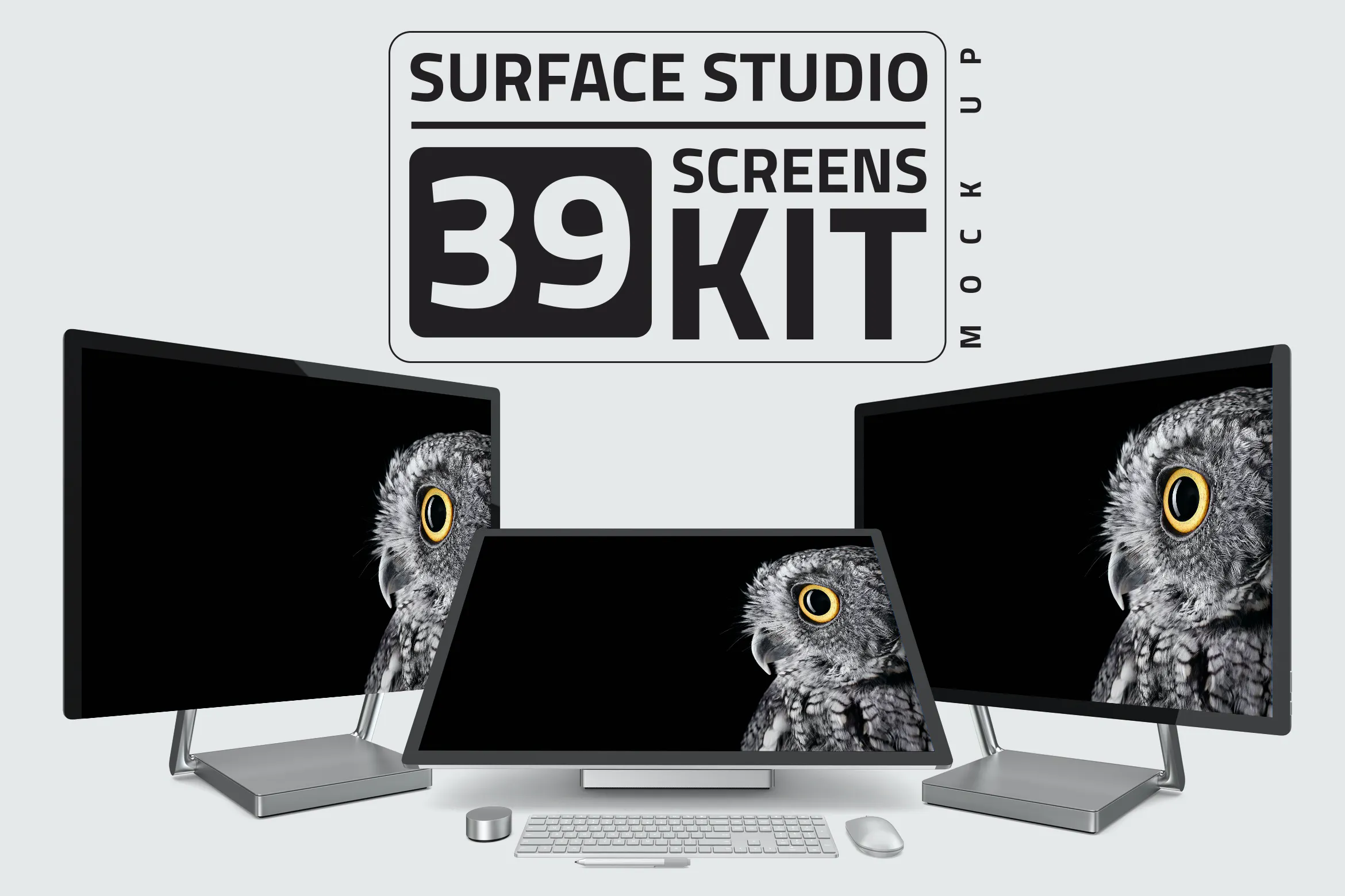 Surface Studio Kit Mockup