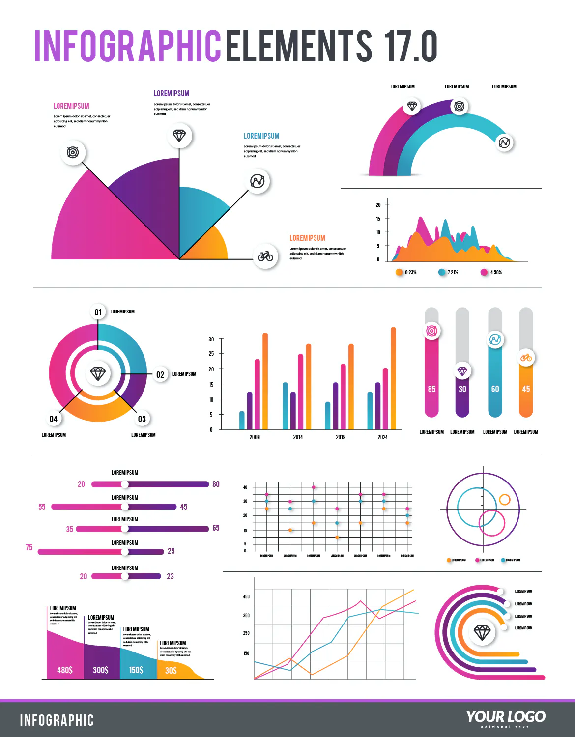 Infographic Template & Elements for Business V.22