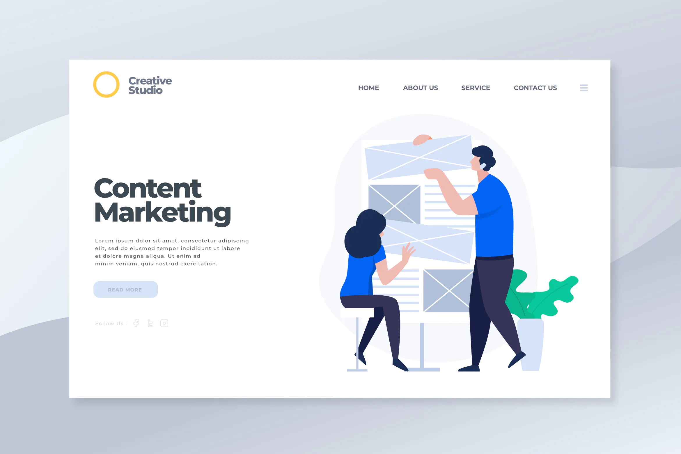 Content Marketing - Landing Page