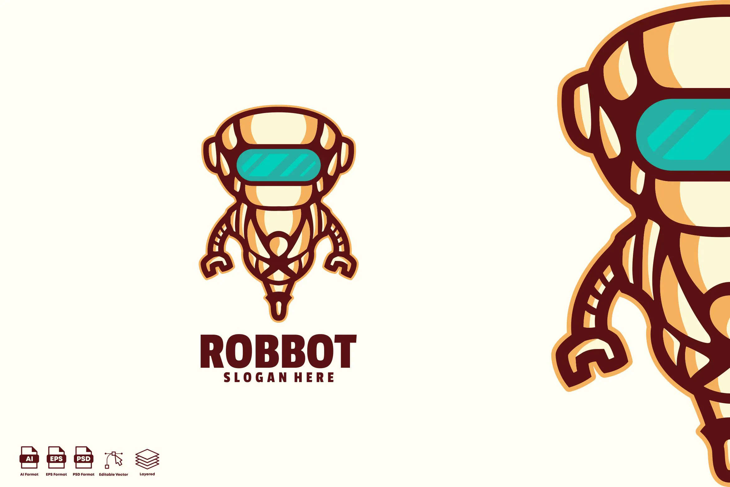 robbot logo template