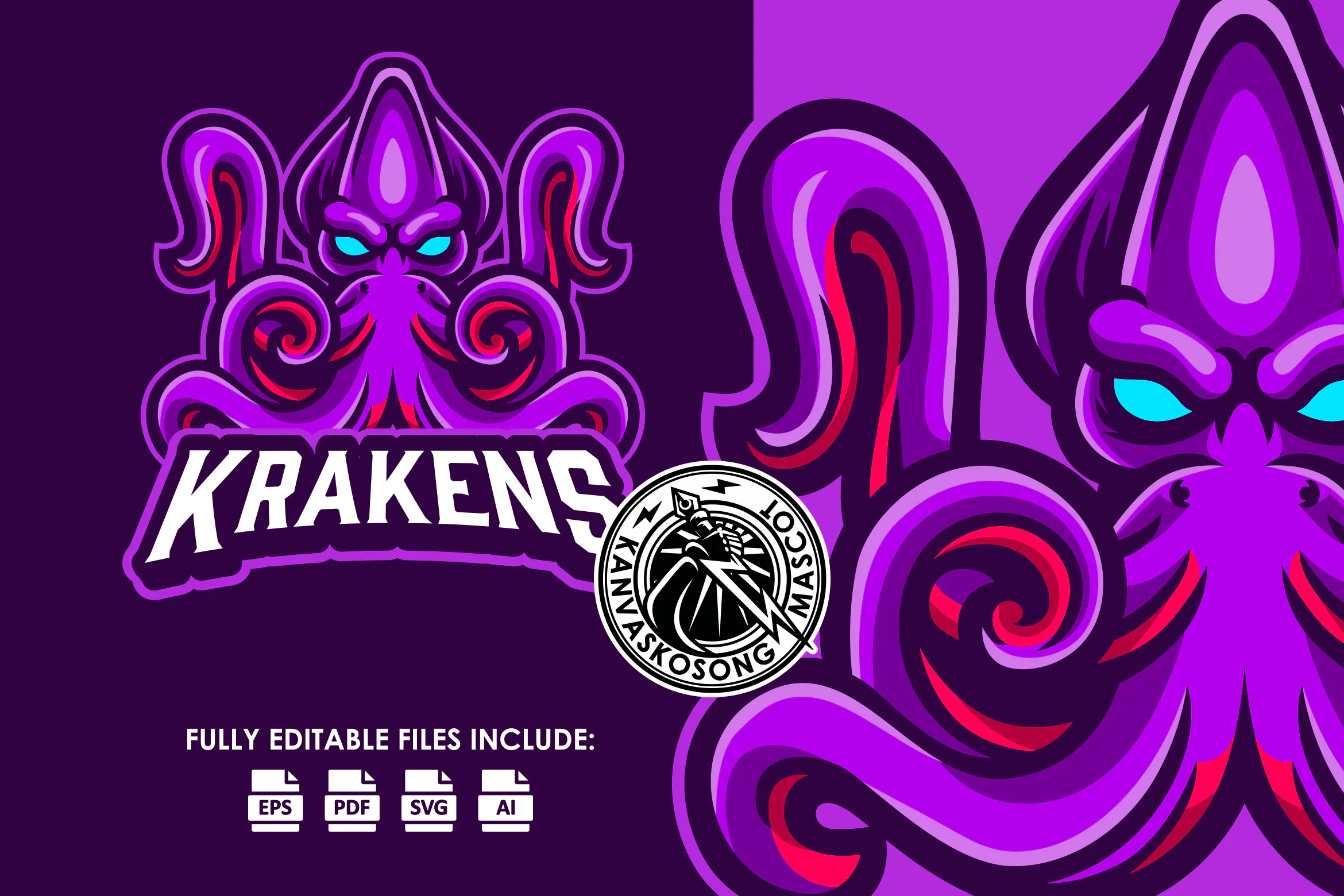 Kraken Logo Template