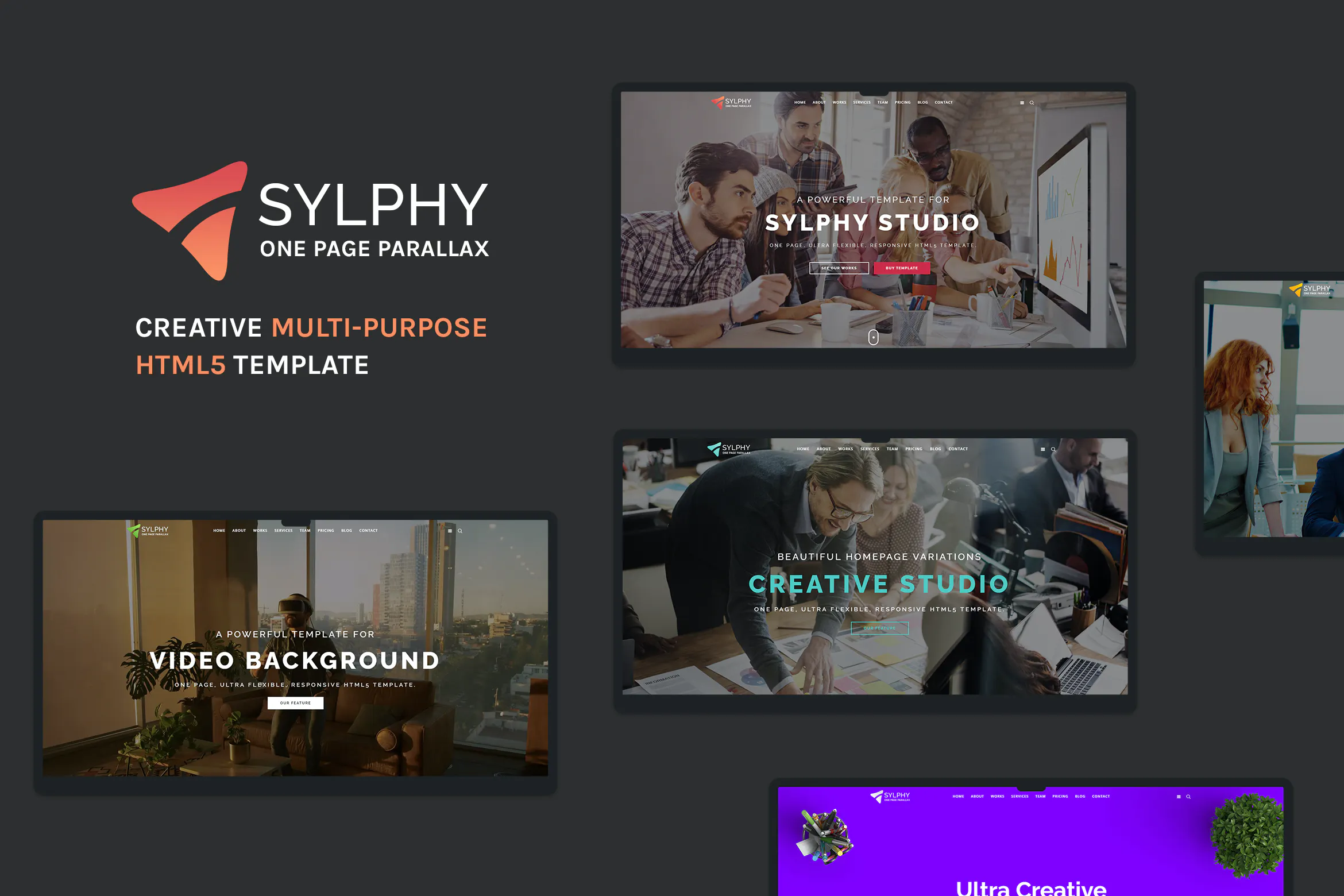 Sylphy - Creative Multi-purpose HTML5 Template