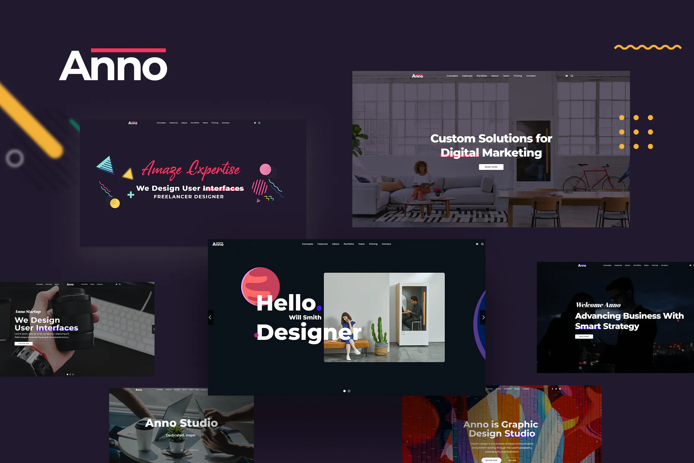 Anno - Digital Agency HTML5 Template
