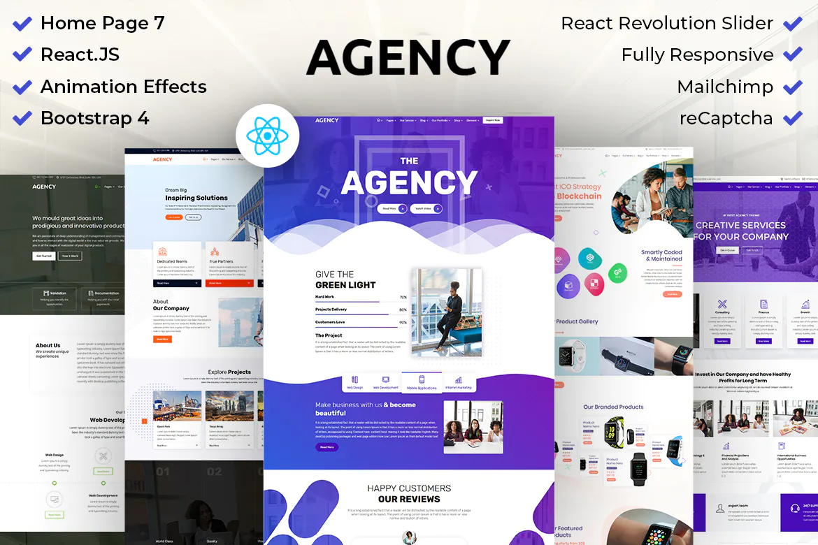 Agency : Creative Business React Template