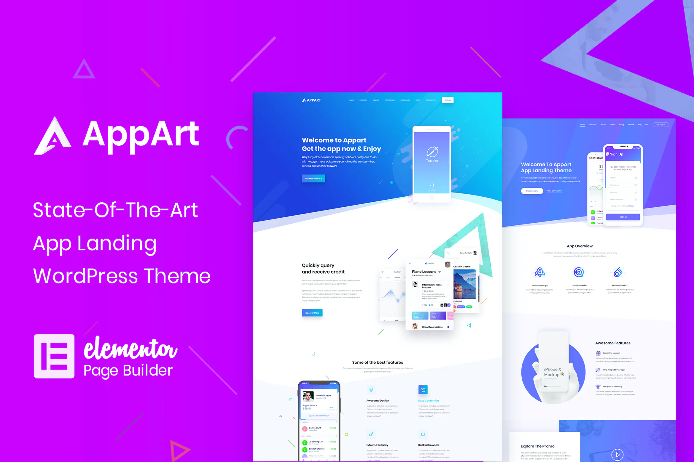 AppArt - Creative WordPress Theme For Apps, Saas &