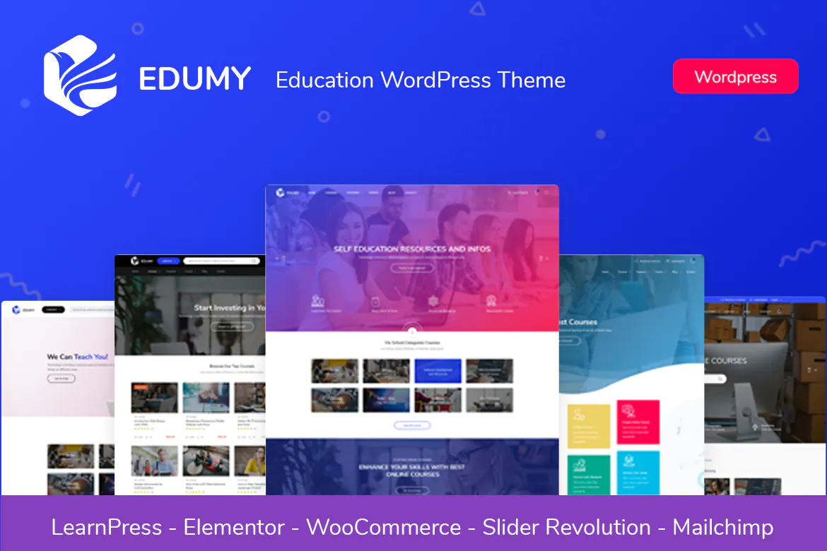 Edumy - LMS Online Education WordPress Theme