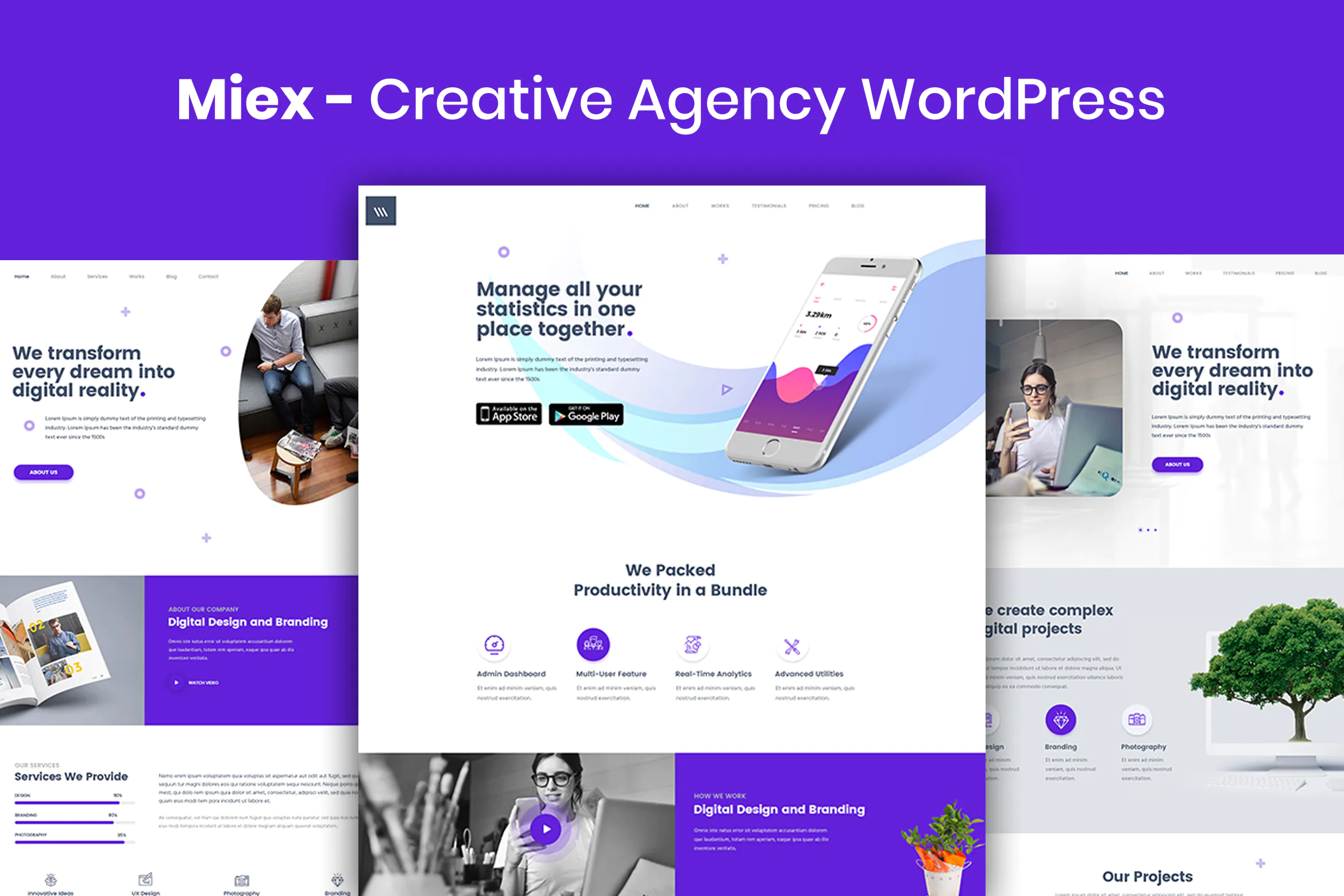 Miex - Creative Agency WordPress