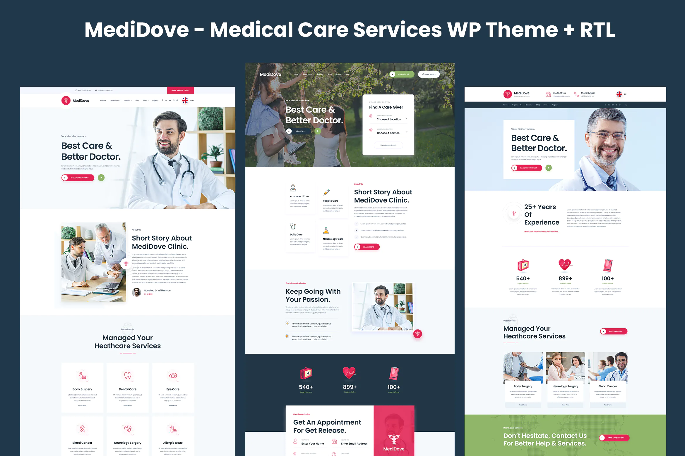 MediDove - Medical Care, Home Healthcare Service W